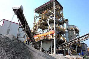 usina de produção para o setor da construção