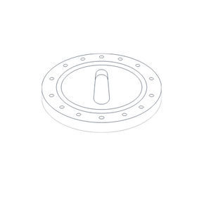 flange de vácuo