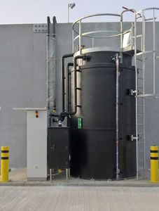 estação de tratamento de águas residuais físico-química