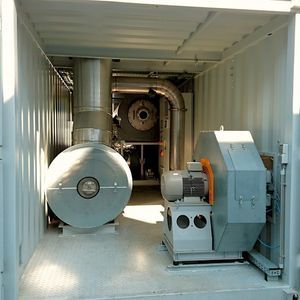 sistema de oxidação de amostras