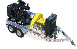 máquina de limpeza de água