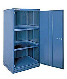 armário para oficina / com pés / com portas de bater / rack