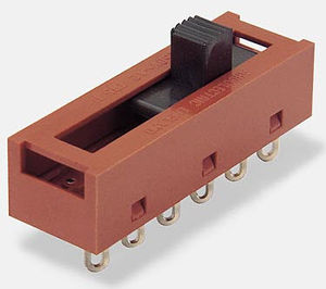 interruptor deslizante / multipolar / eletromecânico