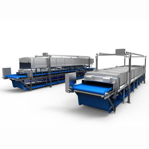 máquina de escaldagem para hortaliças