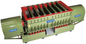 máquina de vibroacabamento linear