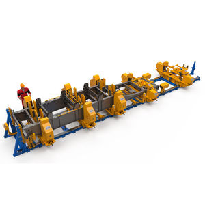 bancada de montagem para chassis de semirreboqoue