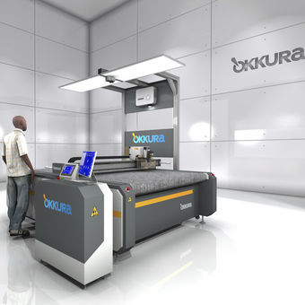 Máquina de corte com faca
