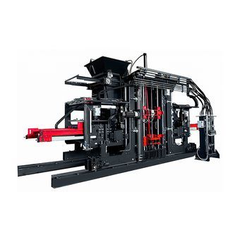 Máquina de fabricação de blocos em concreto