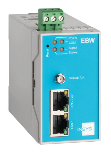 Roteador de comunicação - EBW-H100 - INSYS MICROELECTRONICS GmbH - celular / de transmissão de dados em pacotes / Internet