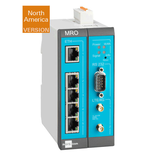 Roteador de comunicação - MRO-L210 - INSYS MICROELECTRONICS GmbH - celular / de dados / de transmissão de dados em pacotes