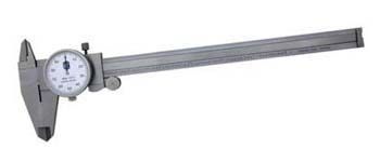 Paquímetro com mostrador analógico - 0" - 12" | DC12 - Kurt Manufacturing-Industrial Products Division - em aço inoxidável