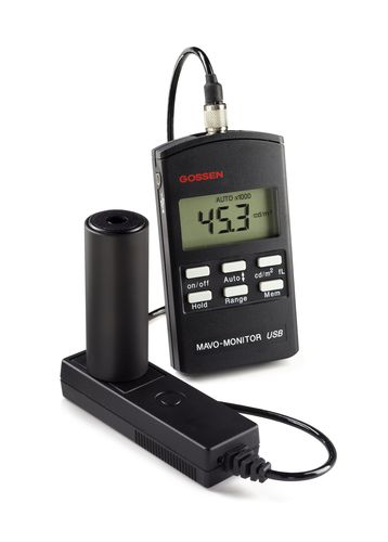 Medidor de luminância Classe B - MAVO-MONITOR USB - GOSSEN Foto- und Lichtmesstechnik GmbH - digital / de bolso / USB