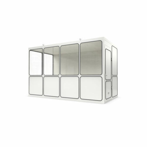 "sala dentro de sala" modular - Ri 10 - WSM – Walter Solbach Metallbau GmbH - em chapa / em fibra mineral / com piso de PVC