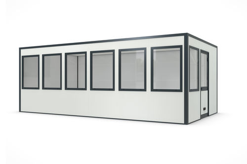 "sala dentro de sala" modular - SmartUnit 18c - WSM – Walter Solbach Metallbau GmbH - em chapa de aço / em chapa