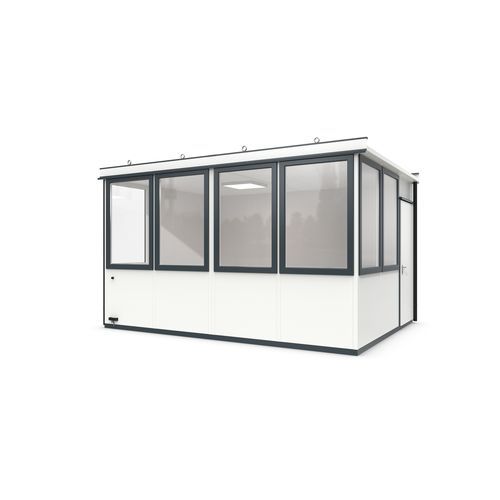 "sala dentro de sala" modular - Outdoor Basic 15 Starter Plus - WSM – Walter Solbach Metallbau GmbH - em chapa / em fibra mineral / com piso de PVC