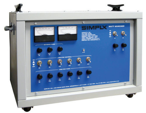 Banco de carga CC - 12 - 32 V, 70 - 150 A | Watt-Muncher - Simplex - portátil