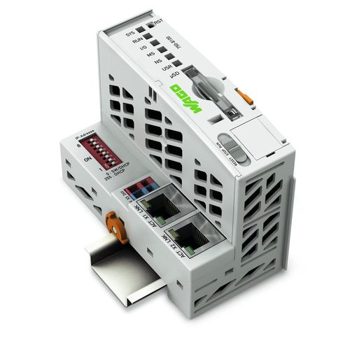 CLP para controlador - PFC100 series - WAGO - compacto / integrado / em trilho DIN