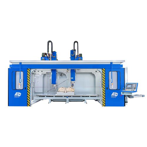 Máquina de corte com mesa de troca - G-S-W - HG GRIMME SysTech GmbH - a jato de água / para plásticos / para tecidos
