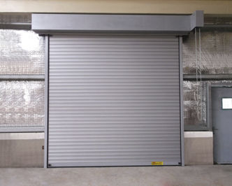 Porta de enrolar - Gandhi Automations Pvt Ltd - em aço galvanizado / industrial / de segurança