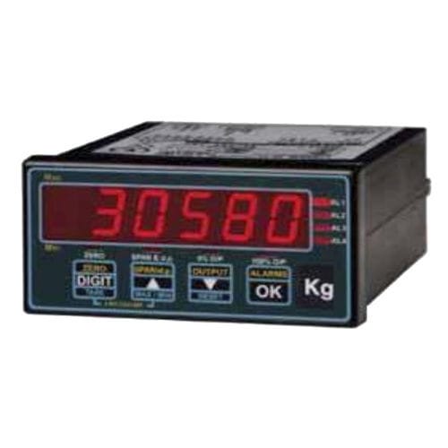 Indicador com display LED - P4 series - Vetec A/S - de carga / para montagem em painel / com alarme