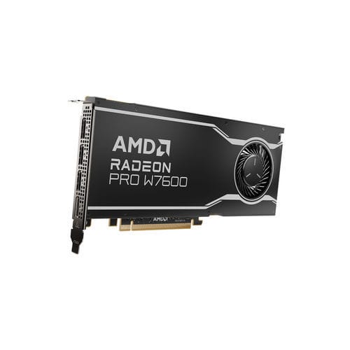 Placa gráfica PCIe - Radeon™ PRO W7600 - AMD - GDDR6 / Linux / Windows 10