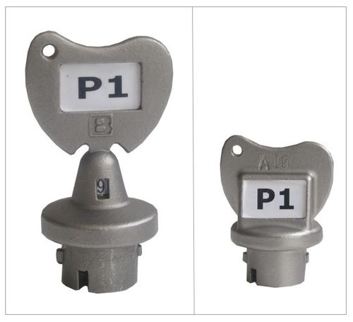 Fechadura de chave - CQ, CQC - SECUMS Interlocks - em aço inoxidável