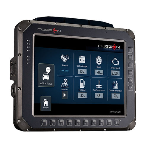 Terminal de bordo para intralogística - VX-601 - RuggON Corporation - 12,1" / Intel® Celeron™ 3955U / Intel® Core™ i5-6300U