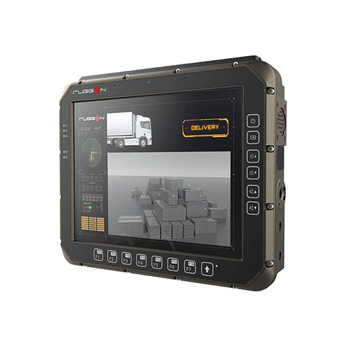 Terminal de bordo 10,4" - VULCAN X - RuggON Corporation - Intel® Celeron® 4305U / Intel® Core™ i5-8365U / robusto