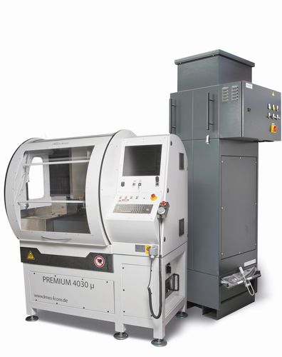 Fresadora CNC 3-5 eixos - 400 x 350 x 200 mm | PREMIUM 4030 µ graphite - imes-icore GmbH - vertical / para usinagem de grafite