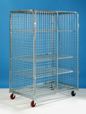 Container aramado com rodas para encomendas - cargopak srl - antifurto