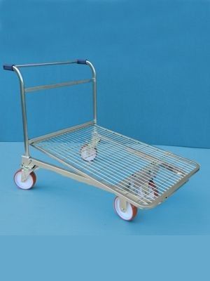 Carrinho metálico - cargopak srl - com plataforma aramada / multiuso