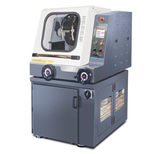 Máquina de corte para metalografia - TEKNICUT PRO XL - TECNIMETAL - com faca rotativa / para metais / para plásticos