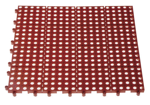 Piso antiderrapante - 400 x 400 x 15 mm | SPR-4415 - Plastipol, s.a.