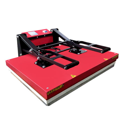 Prensa térmica - BY-005 - Guangzhou Baiyin Electronics Co.,Ltd - para têxteis / a quente / grande abertura