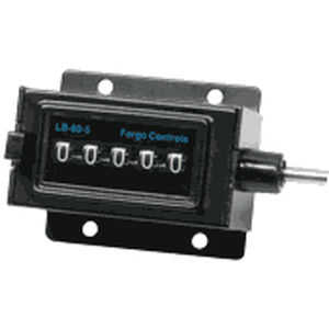 Tacômetro mecânico - LB-80-5   - FARGO CONTROLS INC; - para instalação em painel / analógico