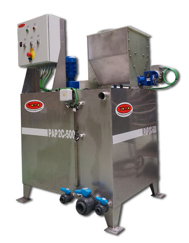 Estação de preparação de dosagem - PAP-2C INOX - TORO EQUIPMENT  - de polielectrólito