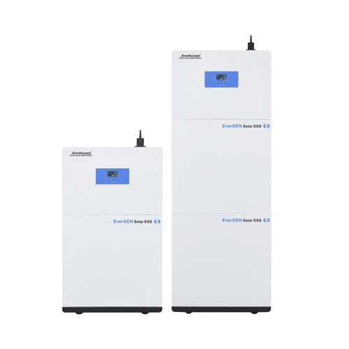 Sistema de armazenamento de energia LFP - EGS Pro Series - EverExceed Industrial Co. Ltd - LiFePO4 / compacto / para sistema de energia solar
