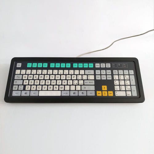 Teclado de mesa - KT-105-T-01 - k-tronic S.r.l. - com teclas mecânicas / de membrana / 105 teclas