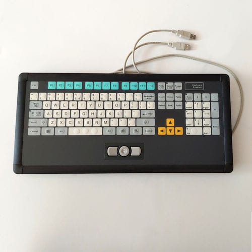 Teclado embutido - KT-105-I-02 - k-tronic S.r.l. - de membrana / mouse integrado com 2 teclas / 105 teclas