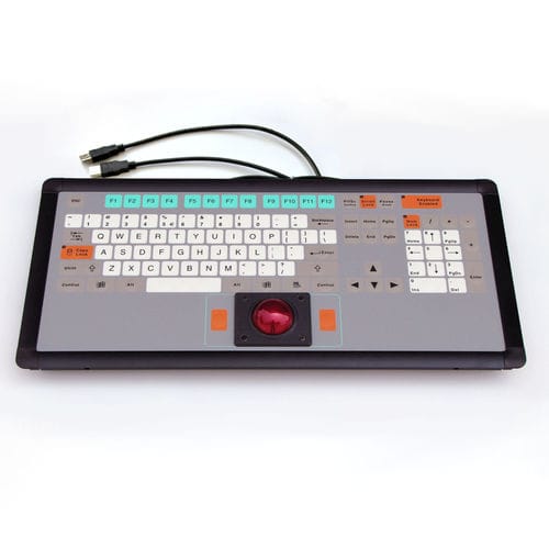 Teclado embutido - KT-105-I-05 - k-tronic S.r.l. - de membrana / mouse integrado com 2 teclas / 105 teclas