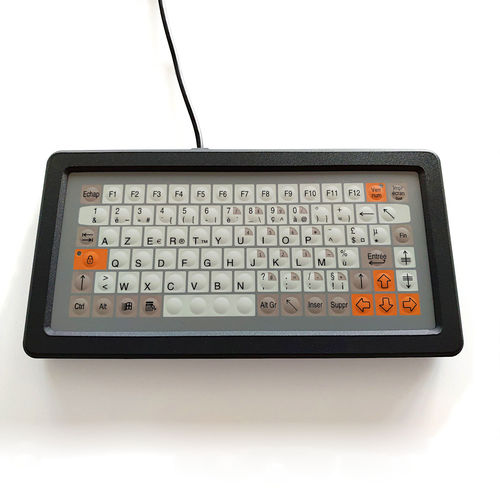 Teclado de mesa - KT-84-T-38 - k-tronic S.r.l. - com teclas mecânicas / de membrana / 84 teclas