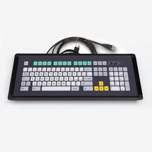 Teclado embutido - kt-101-i-12 - k-tronic S.r.l. - de membrana / com tecla Fn / 101 teclas