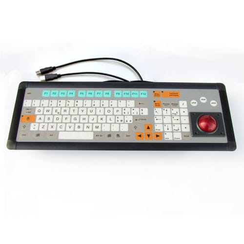 Teclado embutido - KT-100-I-05 - k-tronic S.r.l. - com teclas mecânicas / com tecla Fn / mouse integrado com 3 teclas