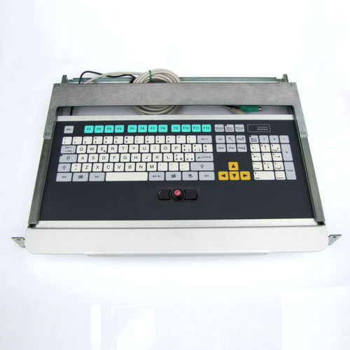 Teclado para montagem em gaveta-rack - KT-105-C-08  - k-tronic S.r.l. - com teclas mecânicas / de membrana / mouse integrado com 2 teclas