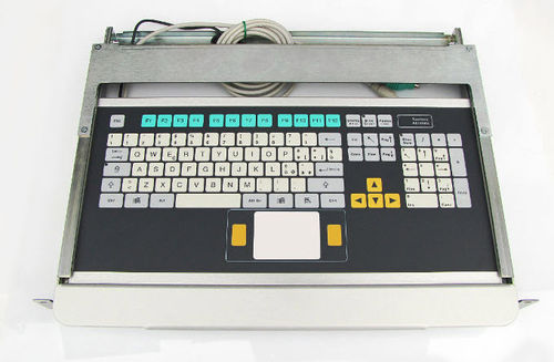 Teclado para montagem em gaveta-rack - KT-105-C-15 - k-tronic S.r.l. - com teclas mecânicas / 105 teclas / com touchpad