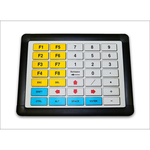 Teclado embutido - KT-35-I-32 - k-tronic S.r.l. - de membrana / 35 teclas / industrial