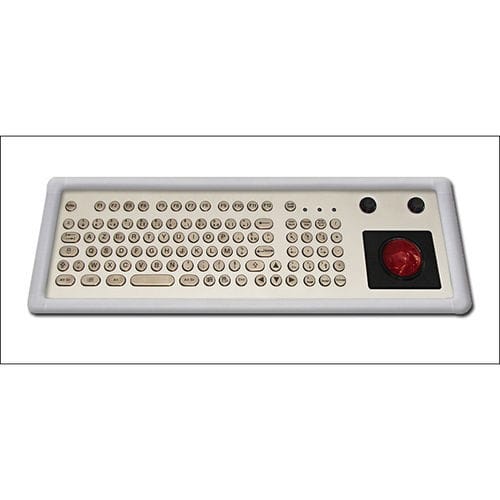Teclado embutido - KT-99-GIX-11 - k-tronic S.r.l. - com teclas mecânicas / 99 teclas / com trackball