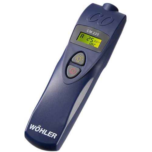 Detector de gás - 0 - 999 ppm | Wöhler CM 220 - Wöhler - de monóxido de carbono / para forno / para salamandra