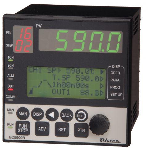 Controlador de temperatura digital - EC5900R - Ohkura Electric - gráfico / PID / industrial
