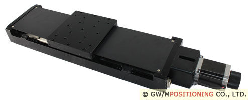 Mesa de coordenadas linear - MT150X series - MPositioning Co., Ltd. - motorizada / de 1 eixo / de longo curso